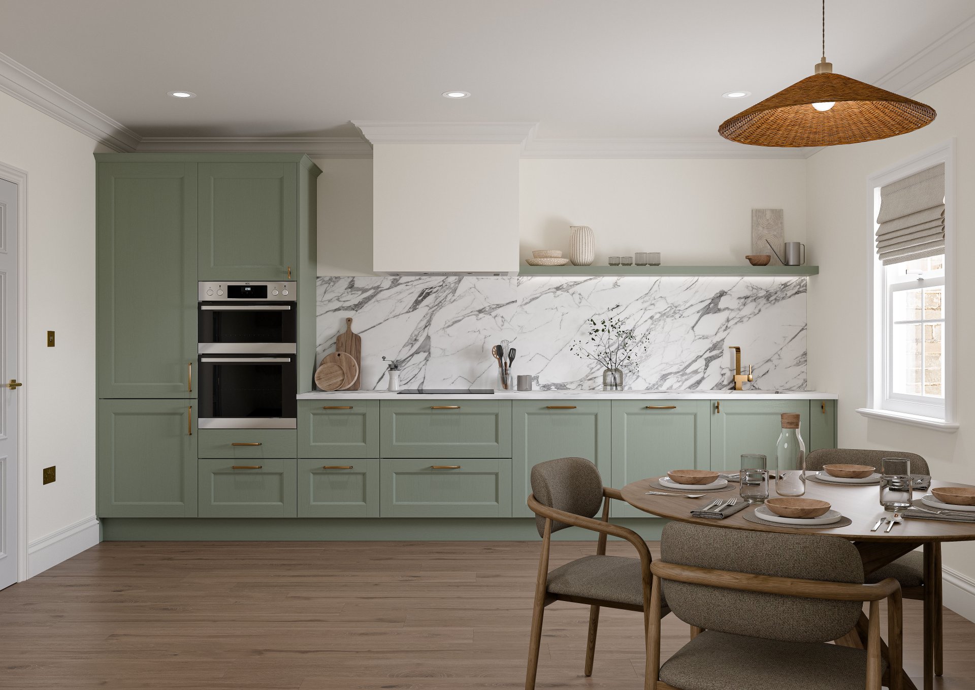Avingdon Beaded Shaker kitchen by Deelux
