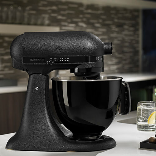 KitchenAid Artisan 4.8 L Black Tie Limited Edition Stand Mixer - Deelux