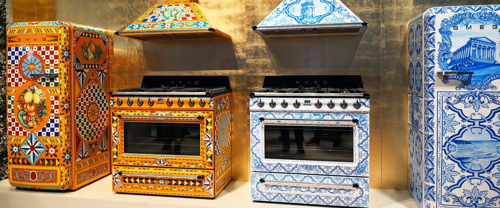 Smeg and Dolce & Gabbana  New Luxury Kitchen Appliance Collection