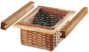 Picture of a Pull Out Wicker Storage Basket