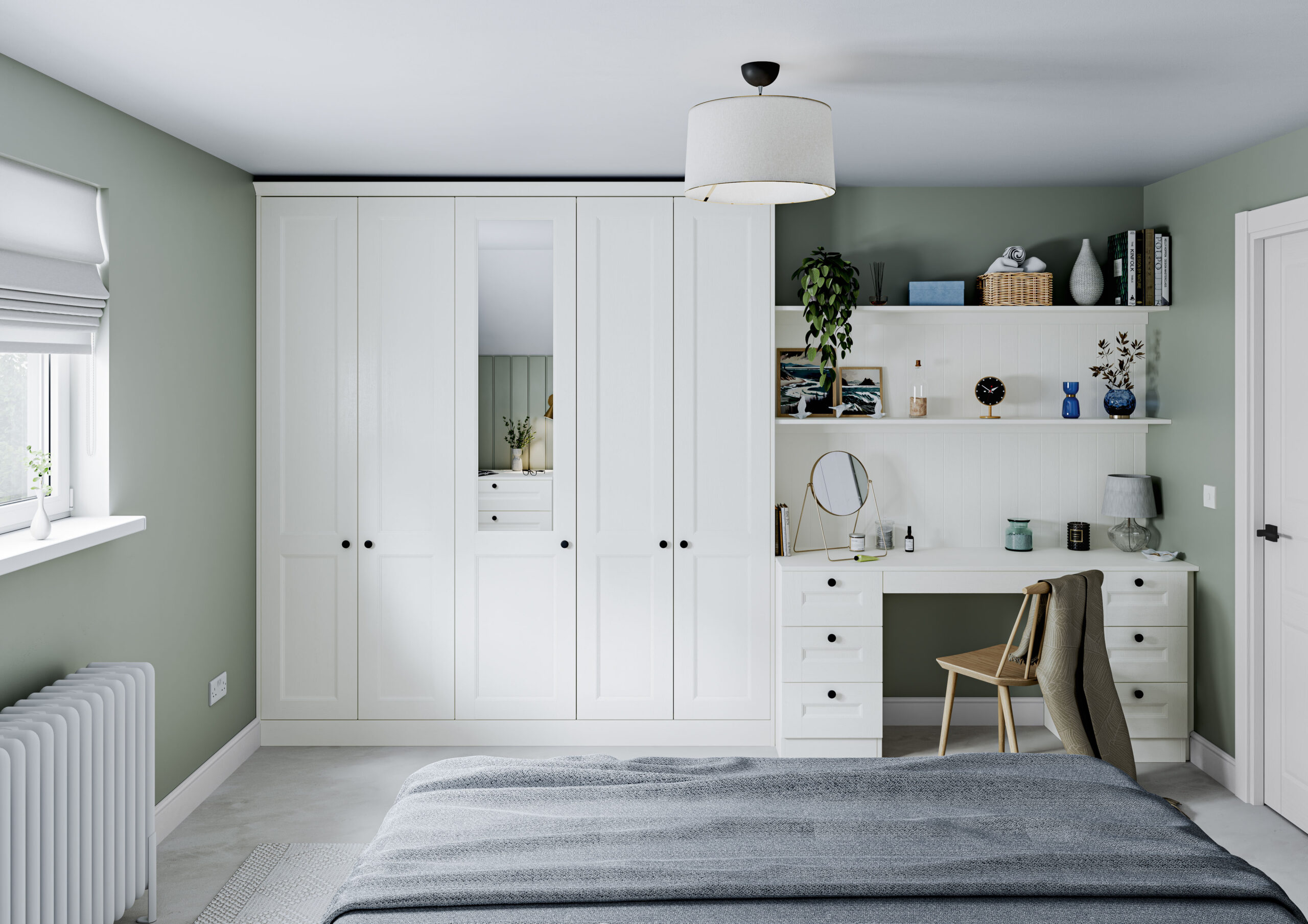 Bramley Beaded Porcelain bedroom by Deelux