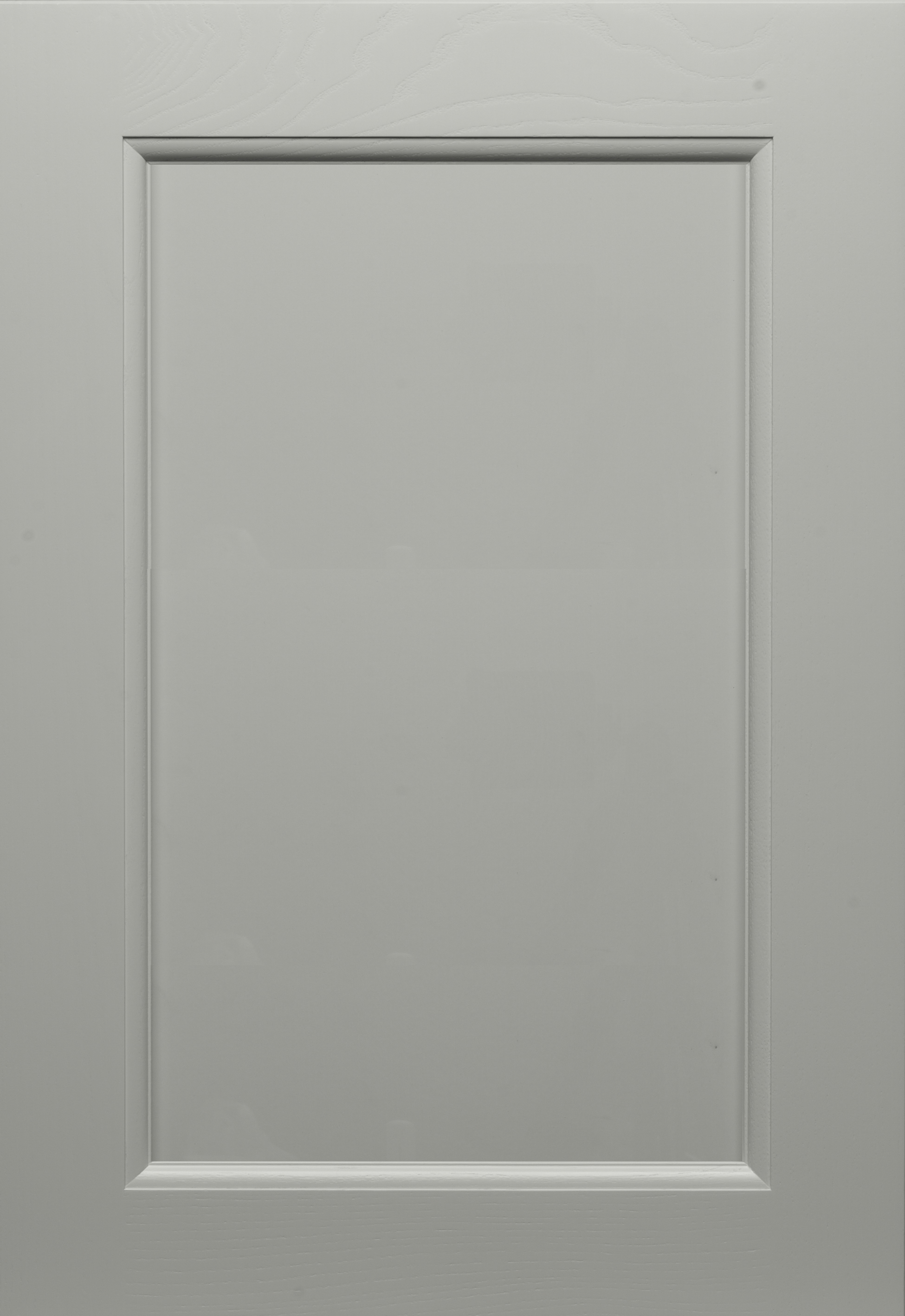 Maybury Beaded chunky painted shaker door front in Partridge Grey — available for Deelux media walls